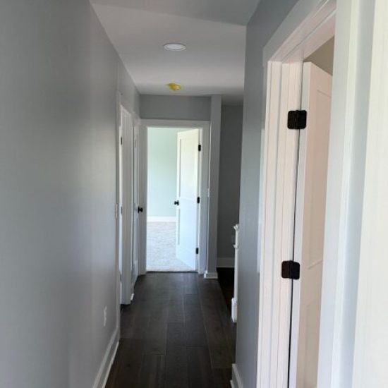 finished hallway